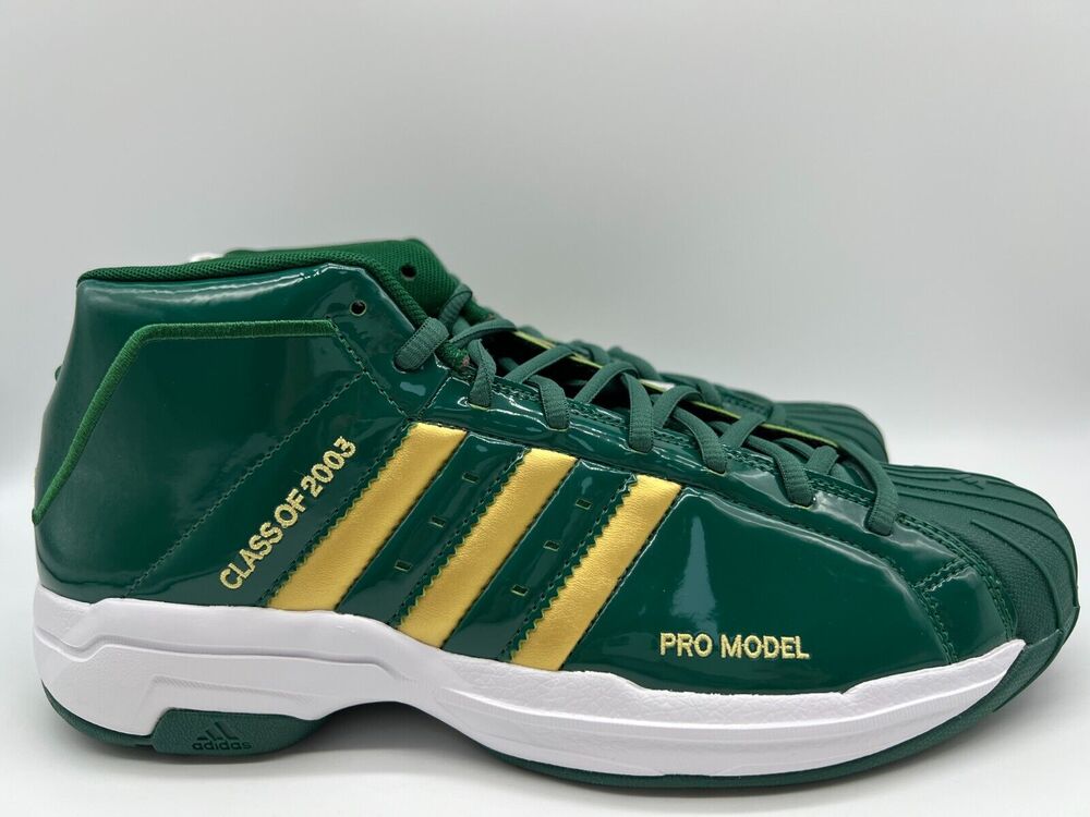 Adidas Pro Model 2G SVSM Lebron DS Green Basketball Shoes FW3664 Men’s Size 10
